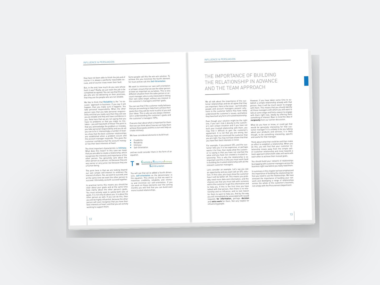Persuasion Science — A Professional Sales Learning Guide — Application spreads — theory paired with practical use.