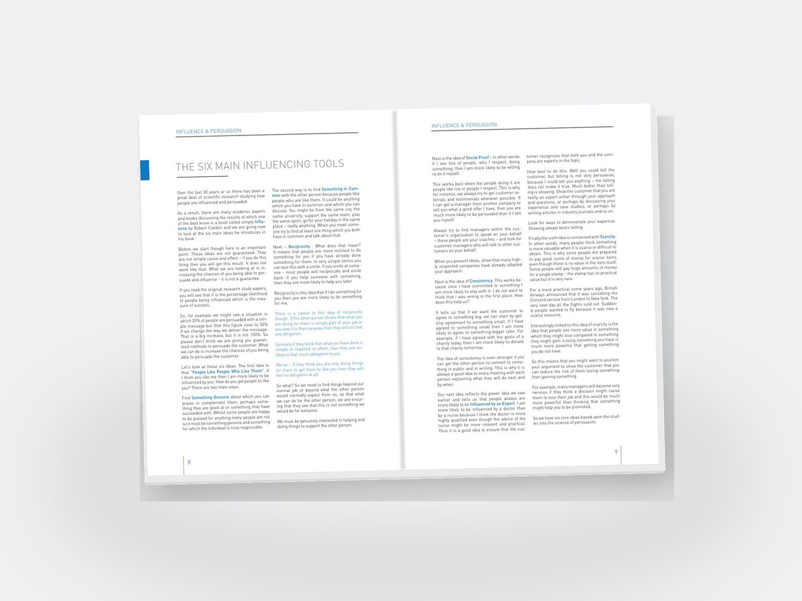 Persuasion Science — A Professional Sales Learning Guide — Frameworks — persuasion principles translated into diagrams.